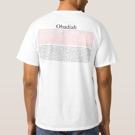 Open Source Translation Obadiah T-shirt (Achterkant)
