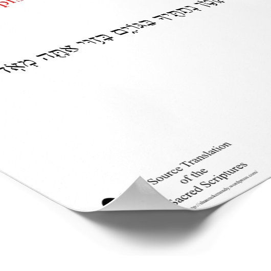 Open Source Translation Obadja 1:2 Poster (Hoek)
