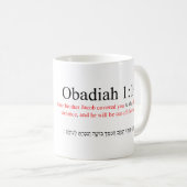 Open Source Vertaling Obadiah 1:10 Mok (Voorkant rechts)