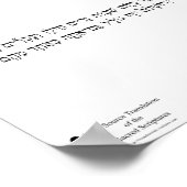 Open Source Vertaling Obadiah 1:11 Poster (Hoek)