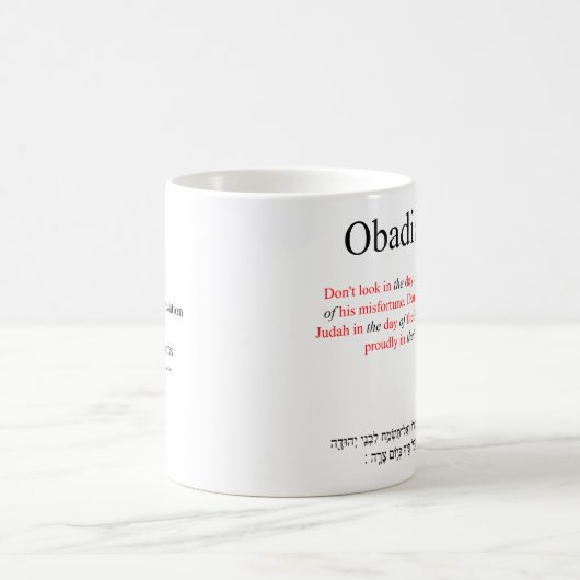 Open Source Vertaling Obadiah 1:12 Mok (Center)