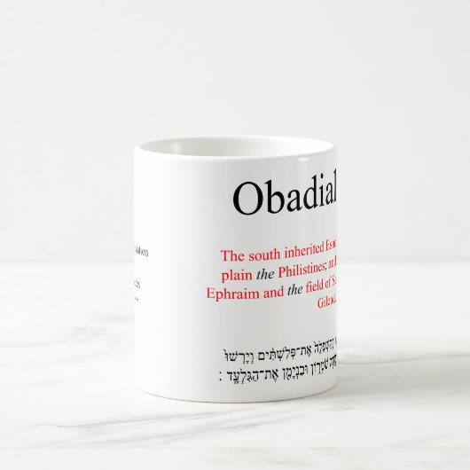 Open Source Vertaling Obadiah 1:19 Mok (Center)