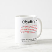 Open Source Vertaling Obadja 1:18 Mok (Voorkant rechts)