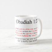 Open Source Vertaling Obadja 1:20 Mok (Voorkant rechts)