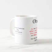 Open Source Vertaling Obadja 1:20 Mok (Voorkant links)