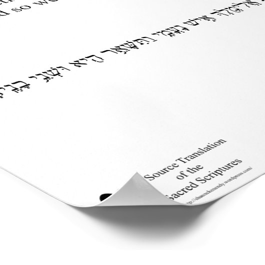 Open Source vertaling Ruth 1:3 Poster (Hoek)