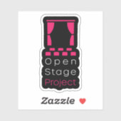 Open Stage Project Vinyl Sticker (Vel)