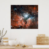 Open Star Cluster NGC 3603 Poster (Keuken)