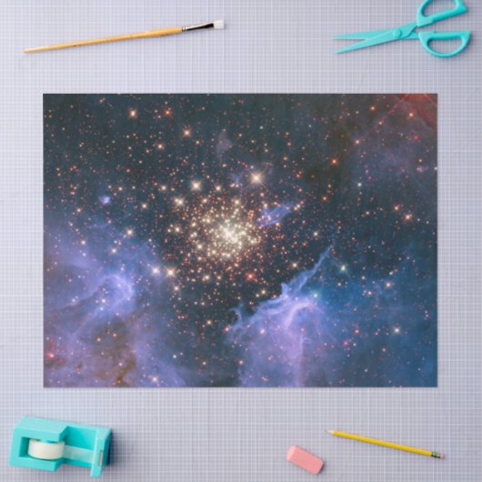 Open Star Cluster NGC 3603 Tissuepapier (Craft)