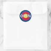 Open stickers met de vlag van Colorado (Tas)