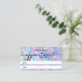 open textuurkaart visitekaartje (Staand voorkant)