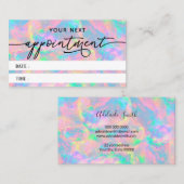 open textuurkaart visitekaartje (Voorkant / Achterkant)