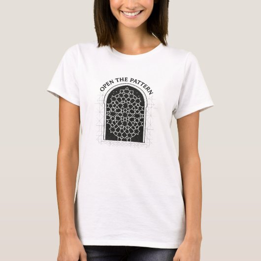 Open The Pattern Arch Window T-Shirt (Voorkant)