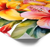 Open Tiki Bar Tropisch Luau Poster (Hoek)