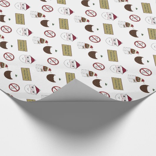 Open 'Til Kerstmis' niet Cadeaupapier (Hoek)