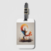 open to heart bagagelabel (Voorkant (verticaal))