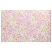 OPEN UP Pink Hibiscus Floral Stof (Fat Quarter)