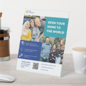 Open uw Teken van de Stichting van het Huis STS Reclamebord Met Voetstuk (Insitu)