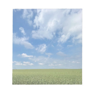 open veld notitieblok