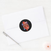 Open verwarmd ronde sticker (Envelop)