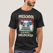Open Video Game op voorschoolniveau Terug naar sch T-shirt (Voorkant)