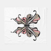 Open vlinder fleece deken (Voorkant (Horizontaal))