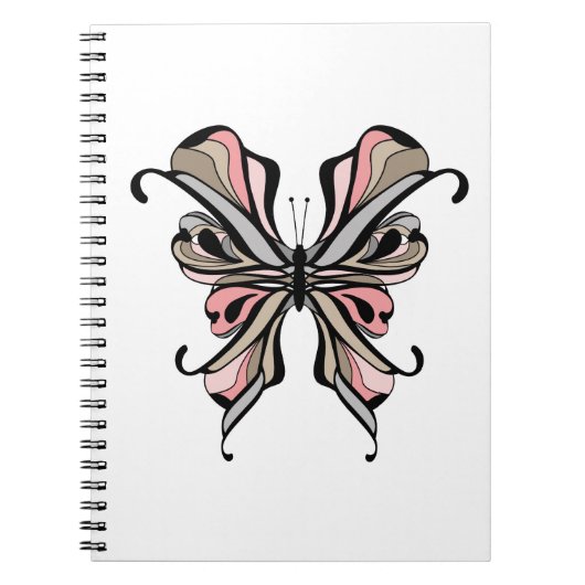 Open vlinder notitieboek (Voorkant)