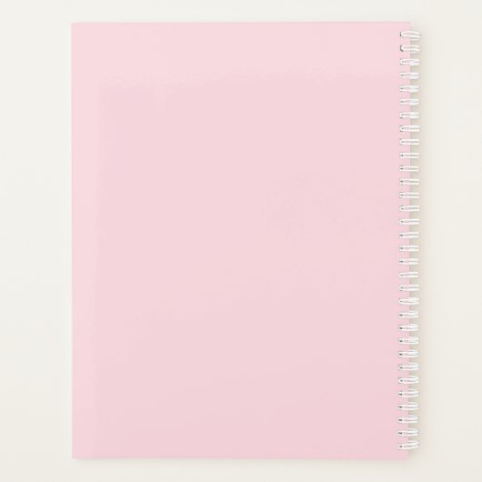 Open vlinder planner (Achterkant)