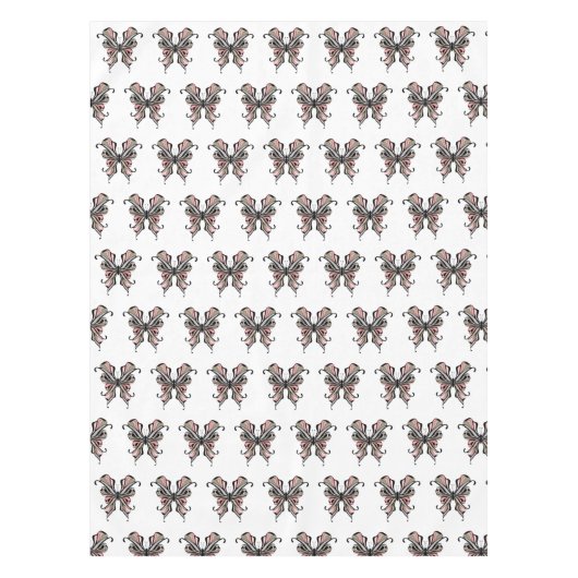 Open vlinder tafelkleed (Voorkant)