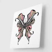 Open vlinder vierkante klok (Hoek)