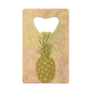 Open voor ananas creditkaart flessenopener