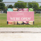 Open voor Bedrijven | Macaron French Patisserie Pi Spandoek (Insitu)