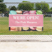 Open voor Bedrijven | Macaron French Patisserie Pi Spandoek (Insitu)