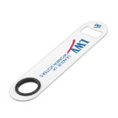 Open voor de vrouwenstembus speed flessenopener (Voorkant Gekanteld)