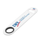 Open voor de vrouwenstembus speed flessenopener (Achterkant Gekanteld)