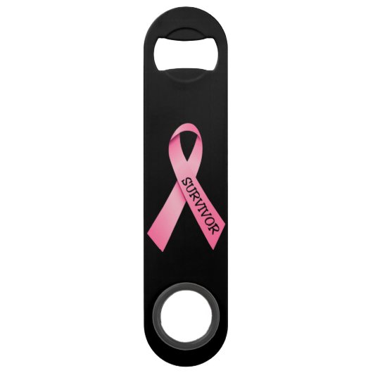 Open voor flesflesopening voor roze lint speed flessenopener (Achterkant)