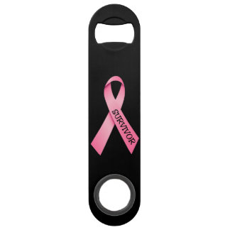 Open voor flesflesopening voor roze lint speed flessenopener