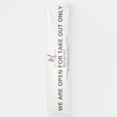 OPEN VOOR HET UITNEMEN VAN MONOGRAM SCRIPT RESTAUR SPANDOEK (Verticaal)