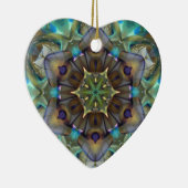 Open voor Love Heart Keramisch Ornament (Rechts)