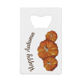 Open voor pompoen creditkaart flessenopener (Voorkant)