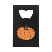 Open voor pompoen creditkaart flessenopener (Voorkant)