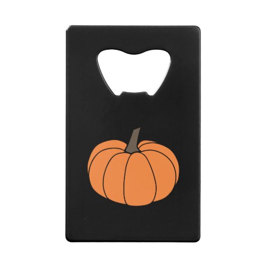 Open voor pompoen creditkaart flessenopener (Voorkant)