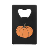 Open voor pompoen creditkaart flessenopener (Achterkant)