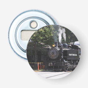 Open voor treinflesje button flesopener
