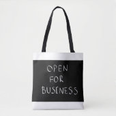 Open voor zakelijke Canvas tas (Voorkant)
