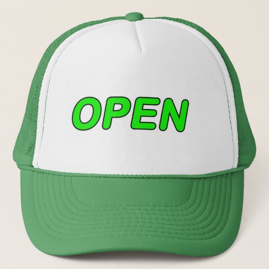 Open vrachtwagen-pet, te koop! trucker pet (Voorkant)