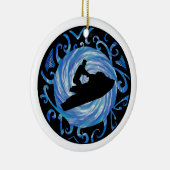 OPEN WATER JETSKIËN KERAMISCH ORNAMENT (Rechts)