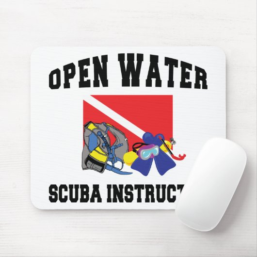 Open Water SCUBA Instructor Muismat (Met muis)