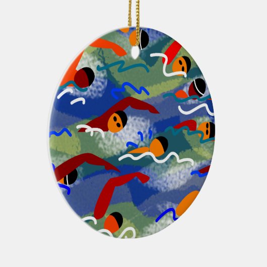 Open Water Swim Ornament (Rechts)