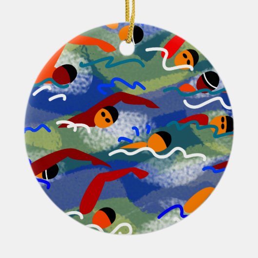 Open Water Swim Ornament (Voorkant)
